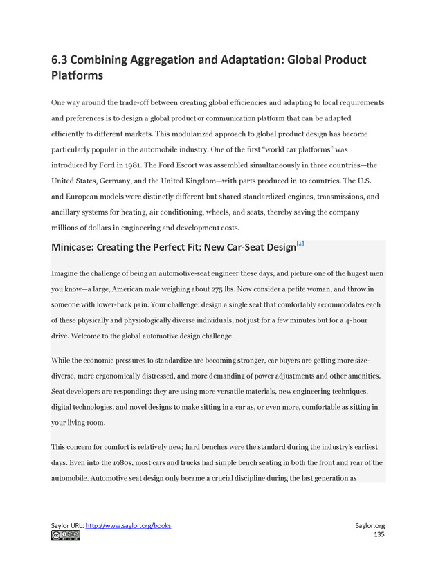 Fundamentals of Global Strategy - Page 135